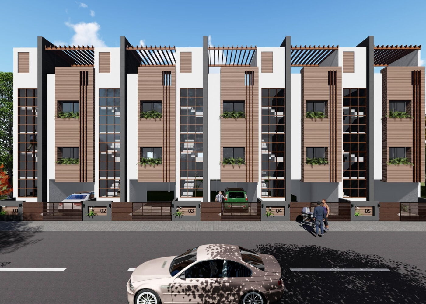 Row house, Beed