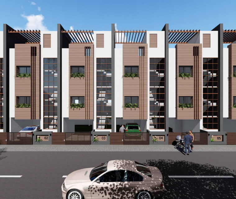 Row house, Beed